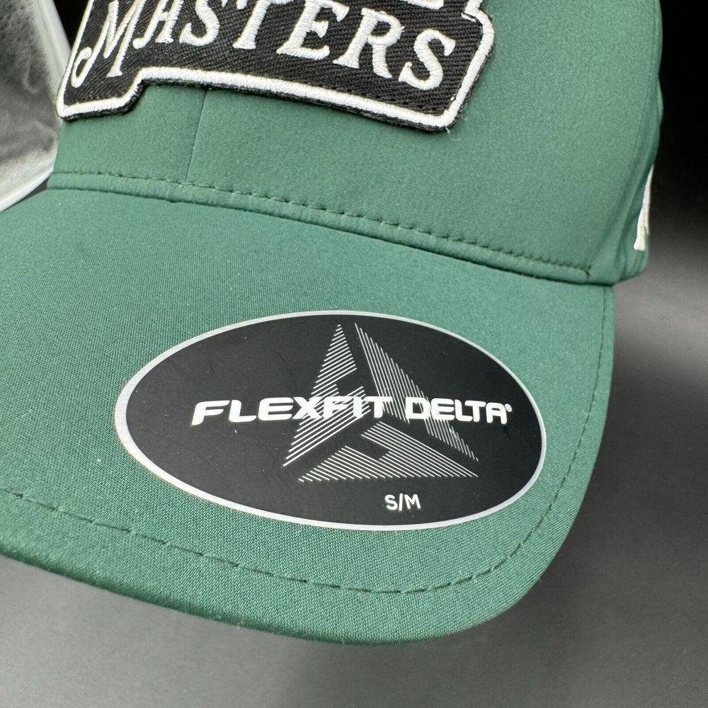NEW Jeff Marfice Masters Charity Cap‎ Small/Medium Flexfit Delta Green Patch - Picture 4 of 12